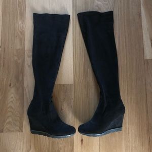 Black Over The Knee Boots